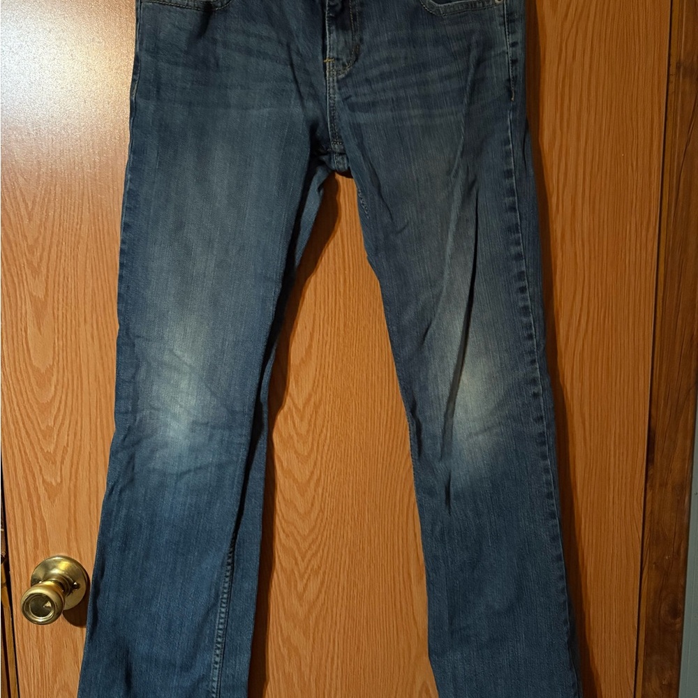 Aeropostale Women's Chelsea Bootcut Blue Jeans